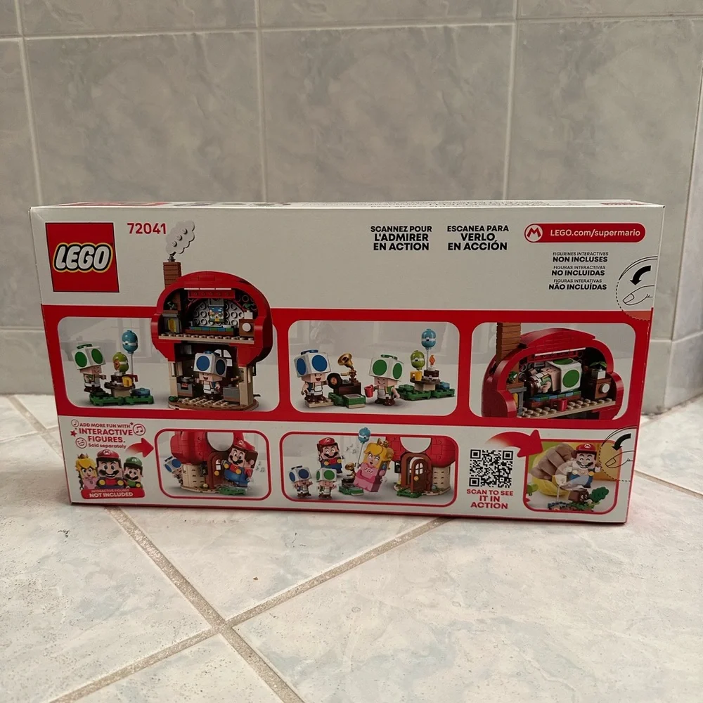 Sealed Lego Super Mario Party at Toad's House Set 72041